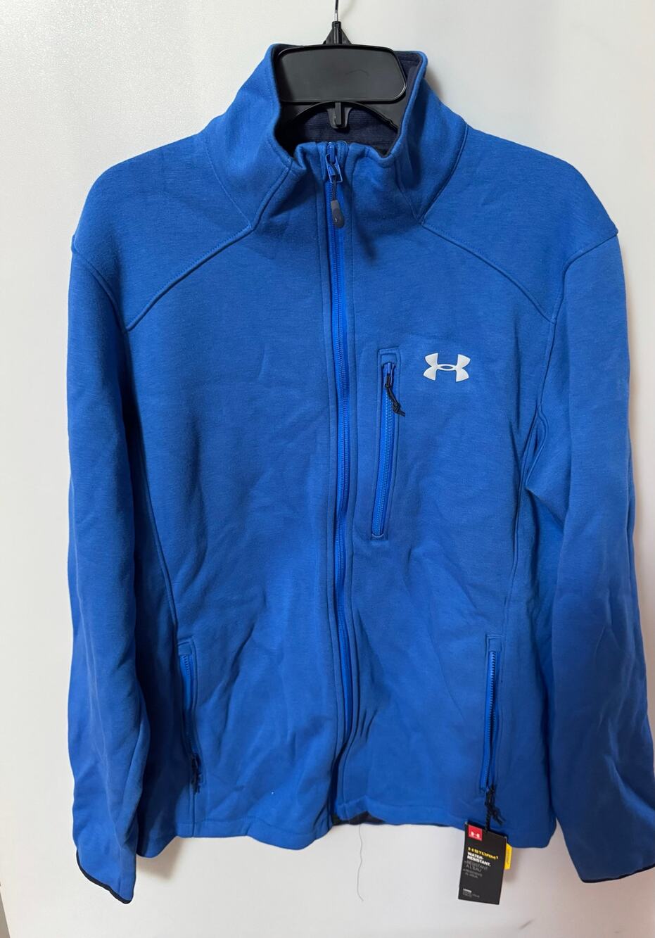 Under Armour Blue Water-Resistant Jacket - Men's Medium (New)